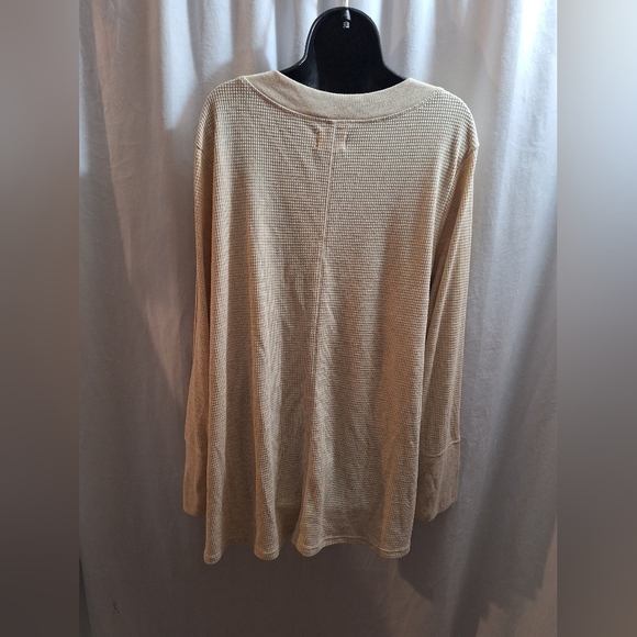 Terra & sky waffle knit thermal shirt size 3X - Picture 5 of 6